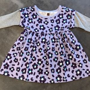 Tea Collection purple floral dress